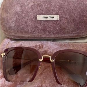 Miu Miu designee sunglasses